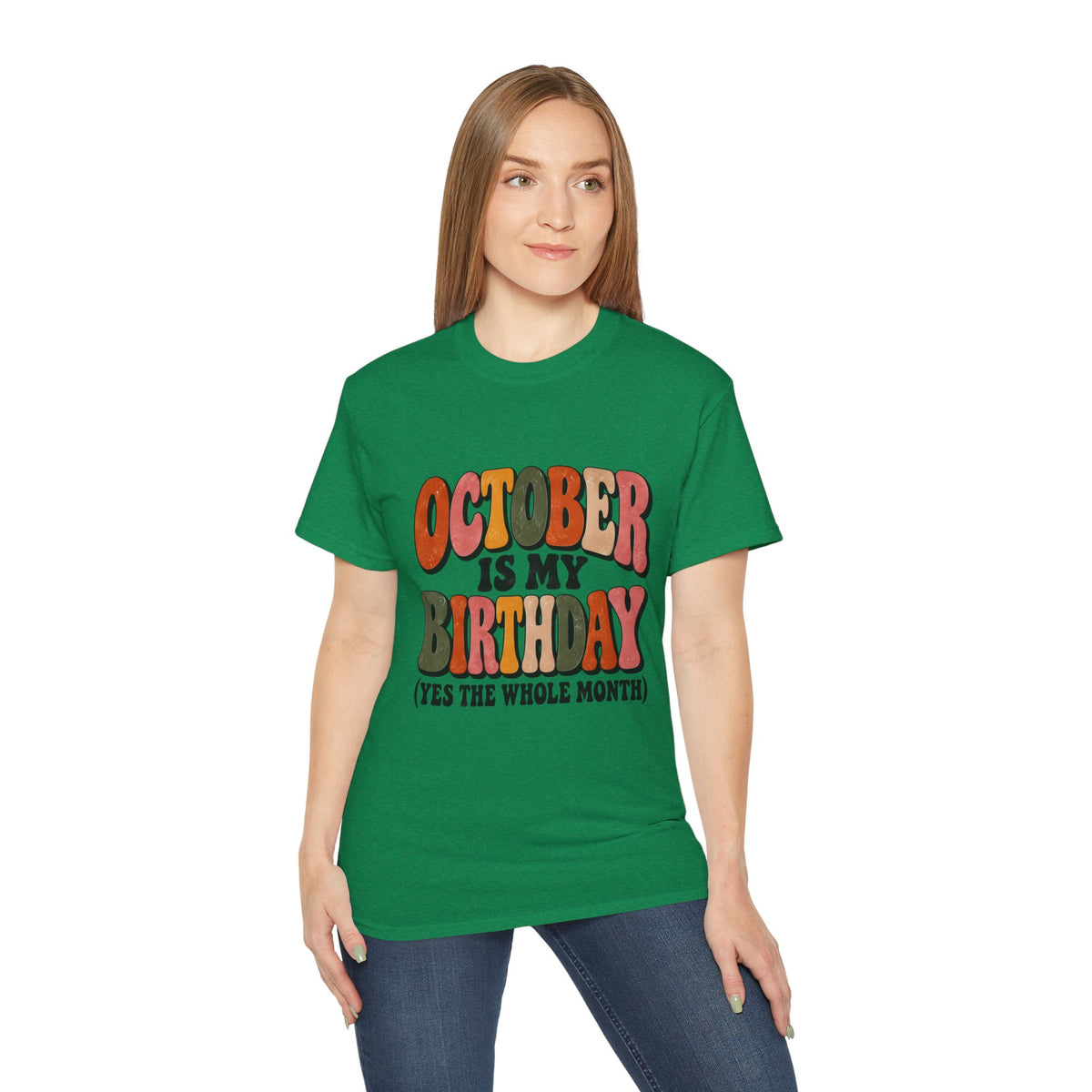 October is My Birthday tee  October birthday shirt, retro fall typography Retro Shirt