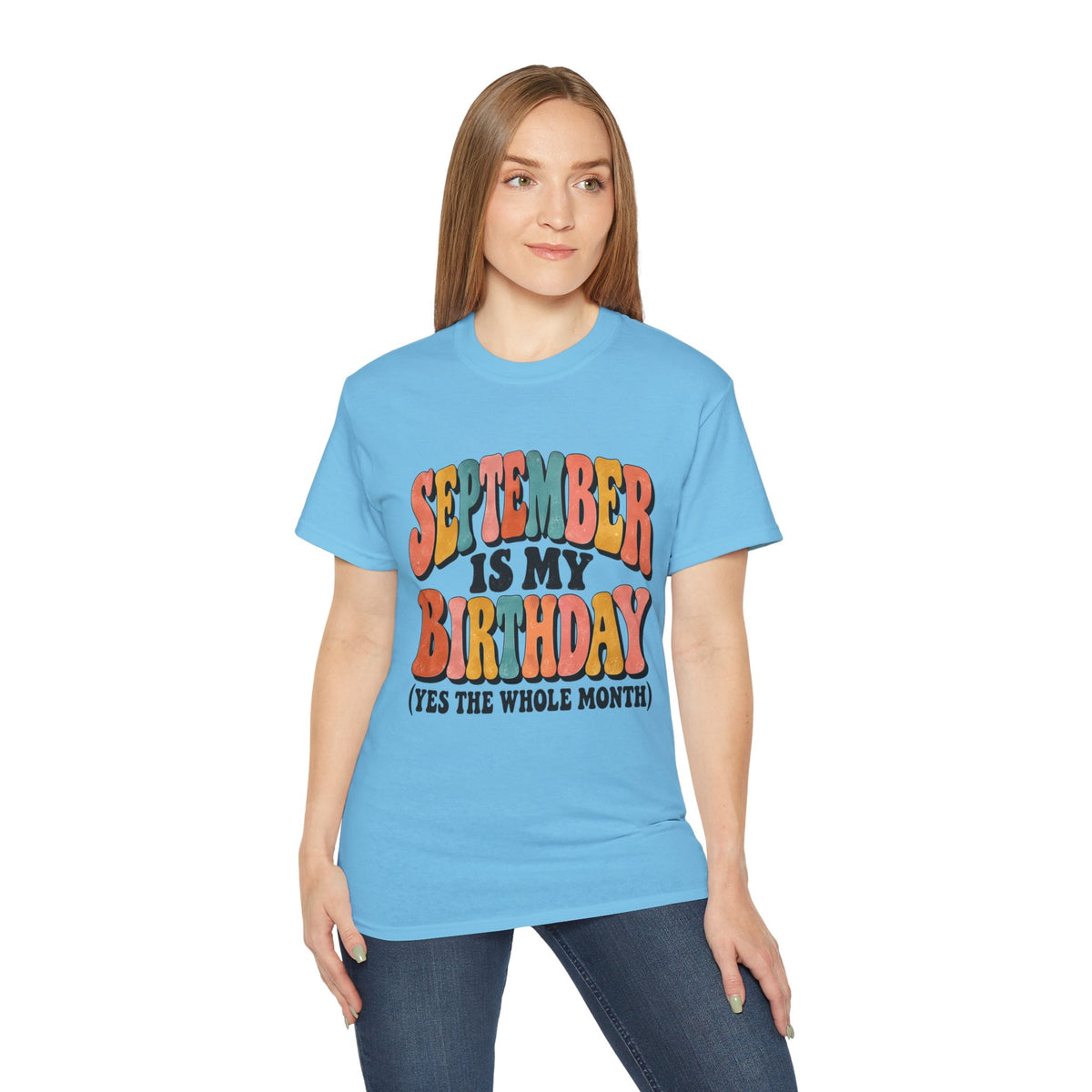 September is my Birthday tee September birthday  retro fall typography Retro Shirt shirt