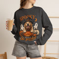 Spooky But Still The Goodest Sweatshirt s— Halloween Golden Retriever Crewneck
