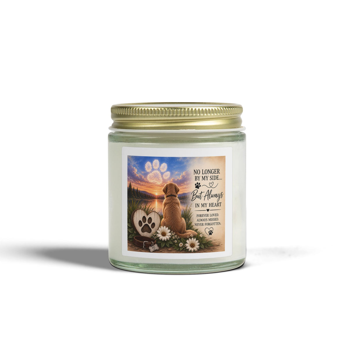 Dog Memorial Candle, Pet Loss Sympathy Gifts, Rainbow Bridge Memorial, Loss of Dog Gift, Dog Remembrance Candle, Pet Bereavement Gift