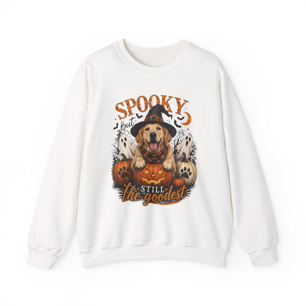 Spooky But Still The Goodest Sweatshirt s— Halloween Golden Retriever Crewneck