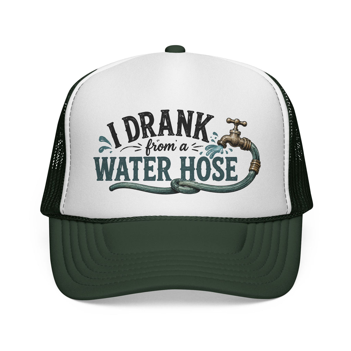 Trucker Hat – "I Drank From a Water Hose" Retro Mesh Cap