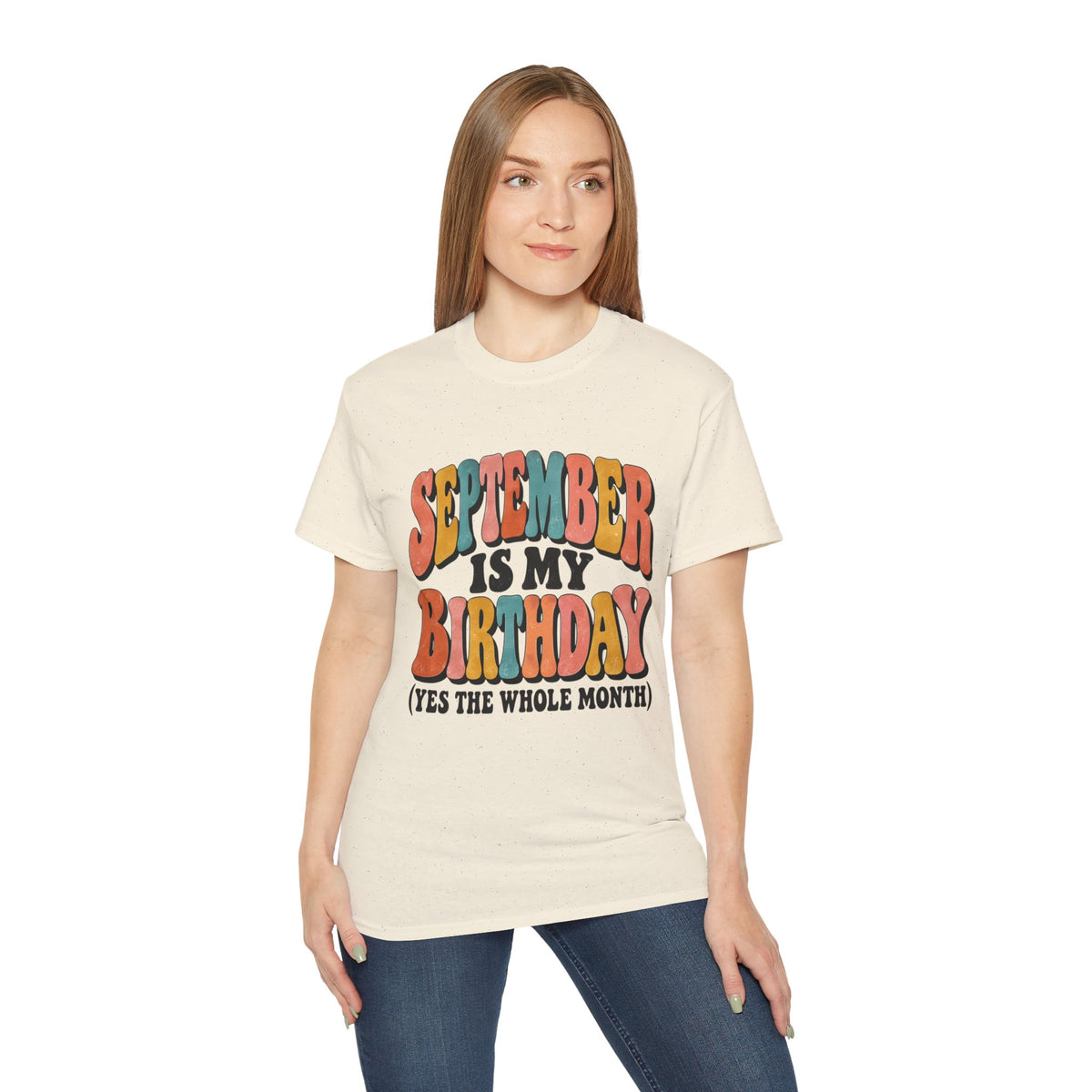 September is my Birthday tee September birthday  retro fall typography Retro Shirt shirt