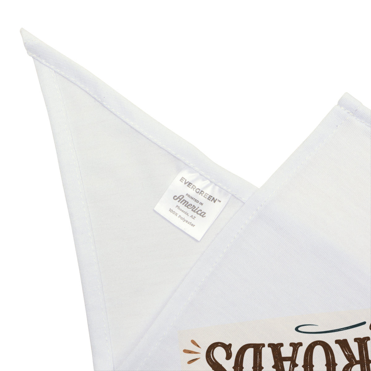Pet Bandana — "Raised on Treats & Back Roads" Rustic Country Dog Bandana