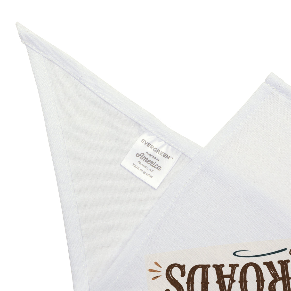 Pet Bandana — "Raised on Treats & Back Roads" Rustic Country Dog Bandana