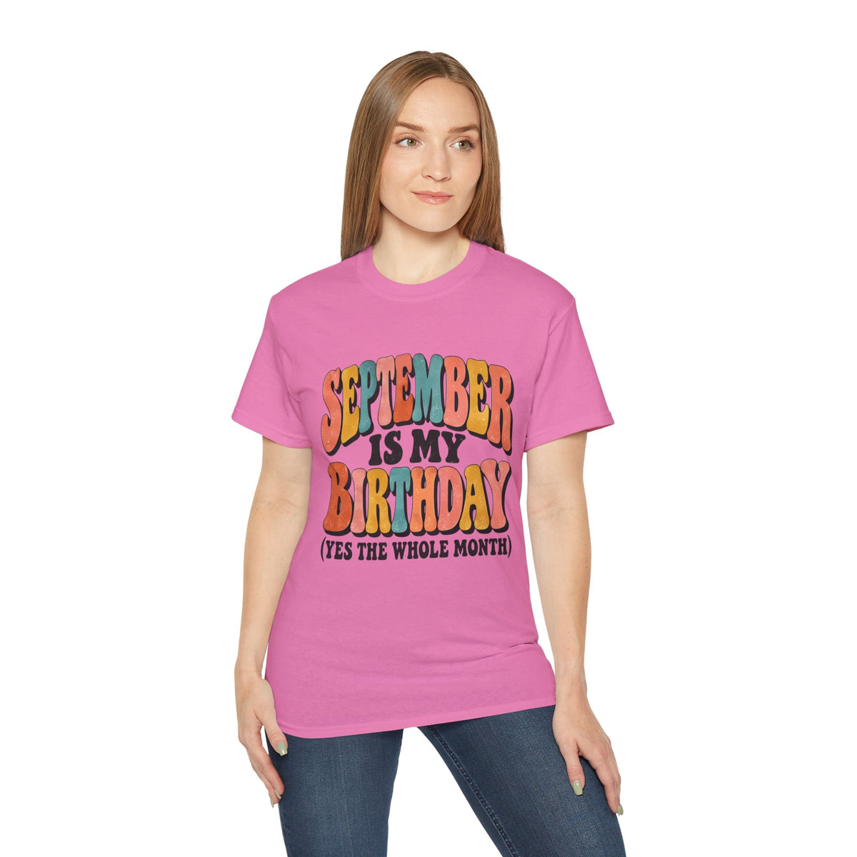 September is my Birthday tee September birthday  retro fall typography Retro Shirt shirt