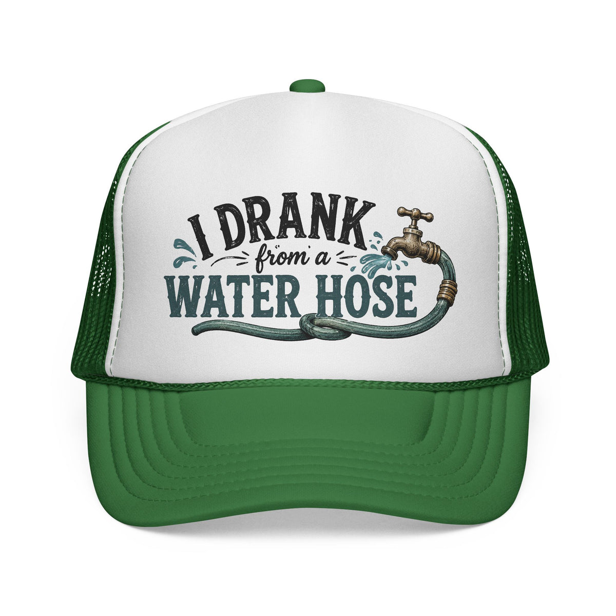 Trucker Hat – "I Drank From a Water Hose" Retro Mesh Cap