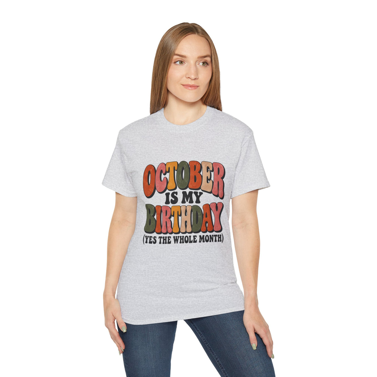 October is My Birthday tee  October birthday shirt, retro fall typography Retro Shirt
