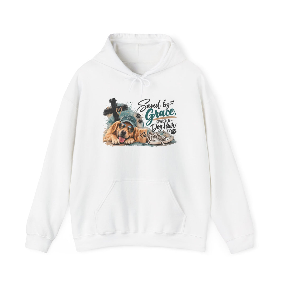 Saved by Grace Dog Mom Hoodies – Christian Puppy Faith Sweatshirt