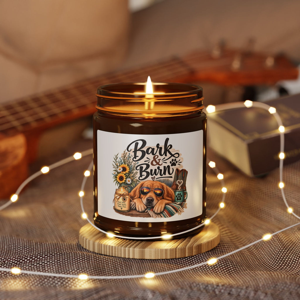Bark & Burn Dog Mom Gift, Funny Dog Lover Candle, Dog Lover Gift, Soy Candle for Dog Mom, Pet Parent Gift