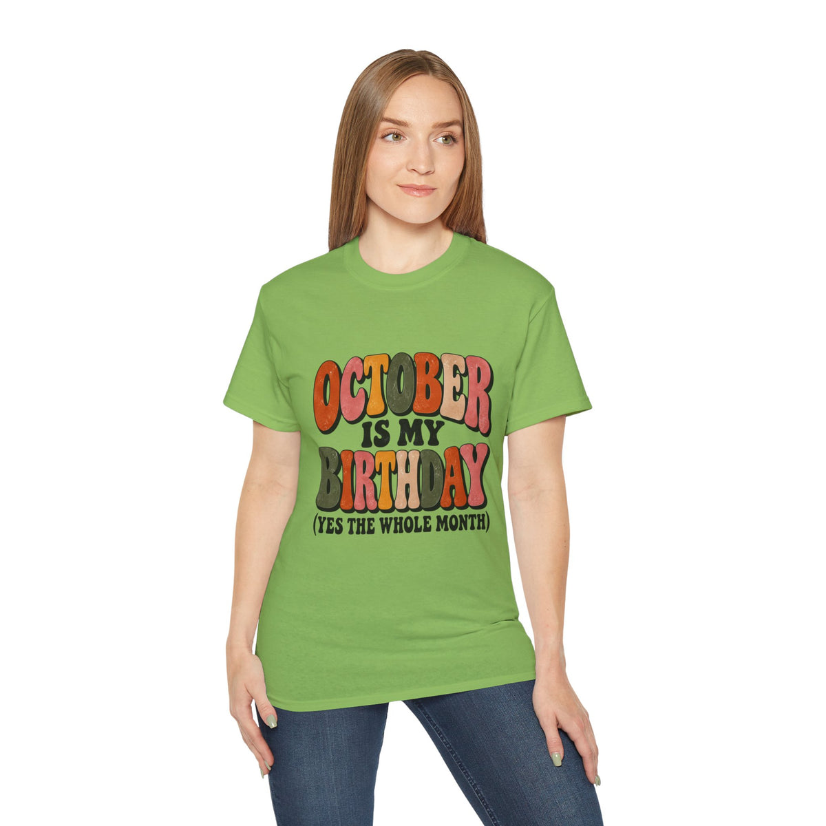 October is My Birthday tee  October birthday shirt, retro fall typography Retro Shirt