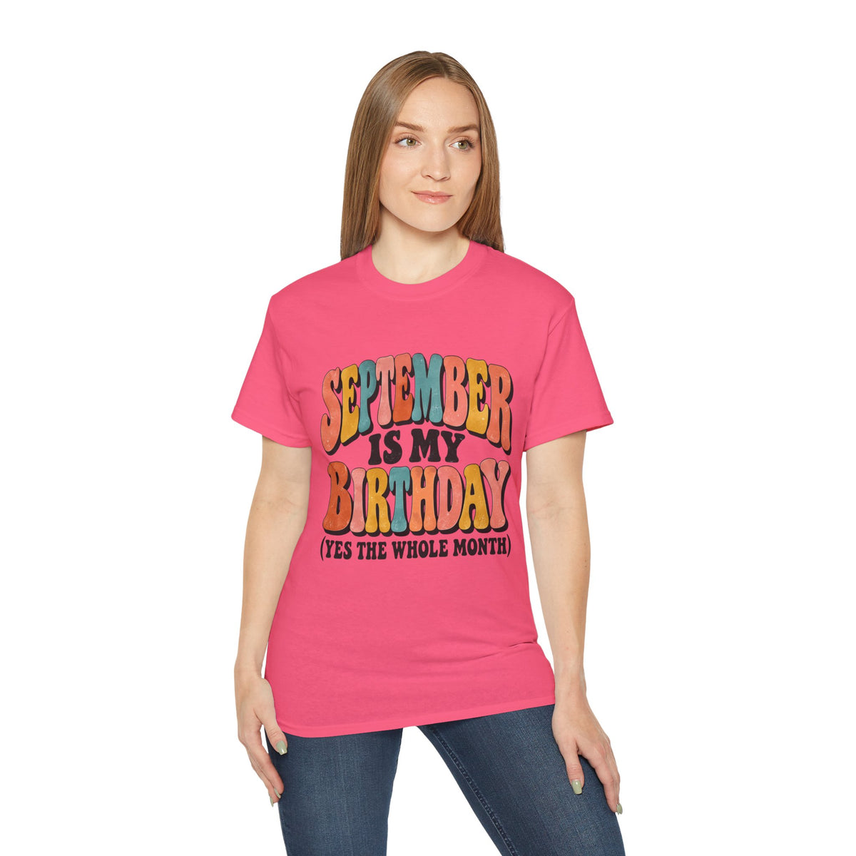 September is my Birthday tee September birthday  retro fall typography Retro Shirt shirt