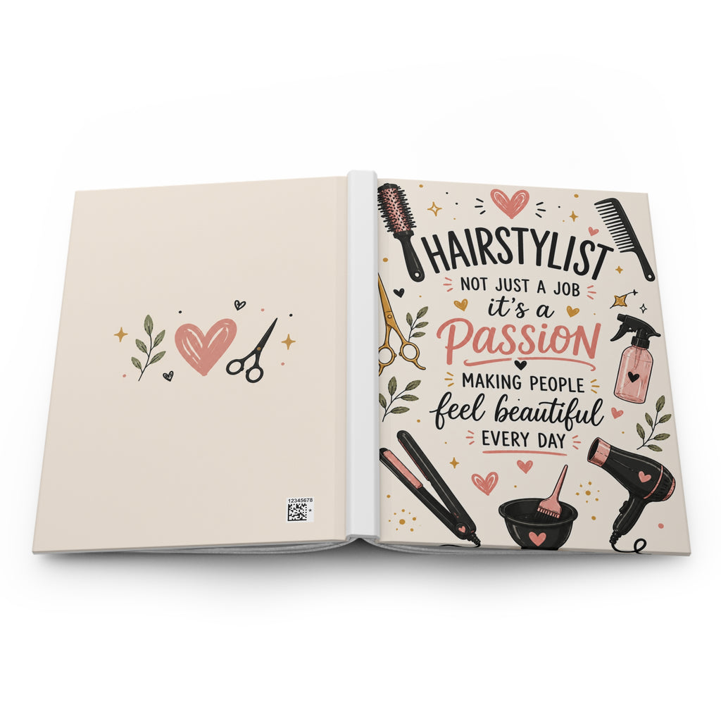 A Passion Hairstylist Journal, Hair Stylist Gift for Women, Salon Gift, Hairdresser Journal, Hairstylist Appreciation Gift, Cosmo