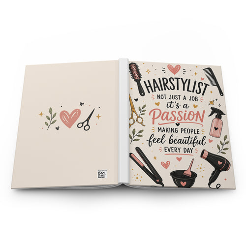 A Passion Hairstylist Journal, Hair Stylist Gift for Women, Salon Gift, Hairdresser Journal, Hairstylist Appreciation Gift, Cosmo