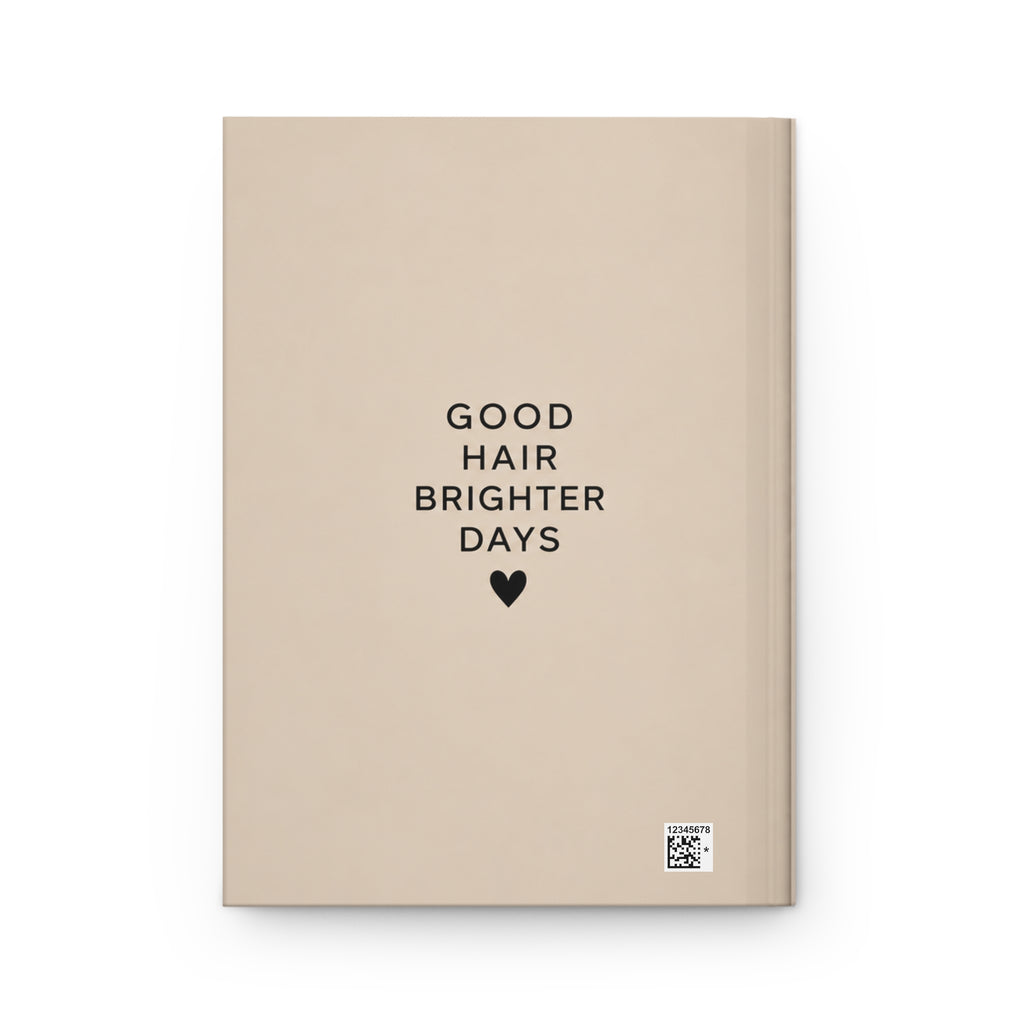 HAIR STYLIST Leopard Accent Hardcover Journal | Lined Notebook