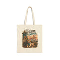 Jesus Saves Rescue Dogs Tote Bag | Christian Dog Lover Canvas Tote