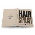 HAIR STYLIST Leopard Accent Hardcover Journal | Lined Notebook
