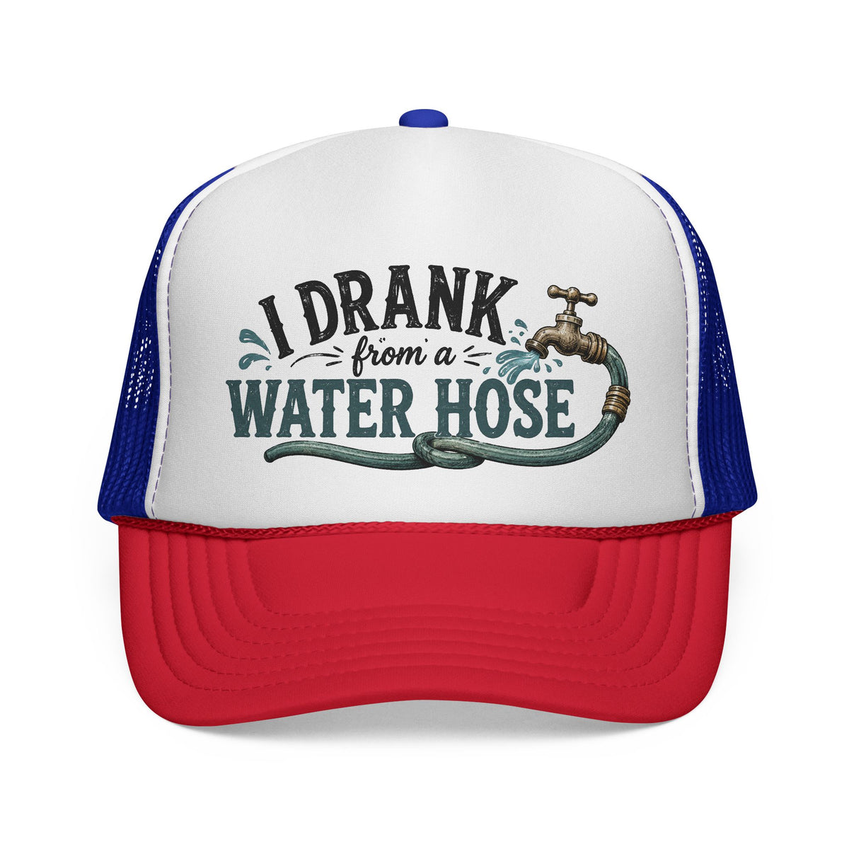 Trucker Hat – "I Drank From a Water Hose" Retro Mesh Cap