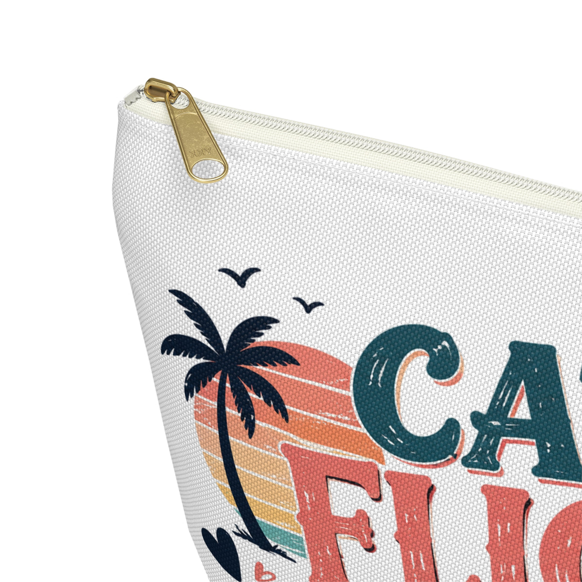 Catch Flights Not Feelings Pouch, Funny Travel Pouch for Women, Girls Trip Pouch, Vacation Pouch, Beach Cruise Travel gift