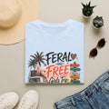 Girls Trip TShirt "Feral and Free" 2026 Beach Roadsign Design