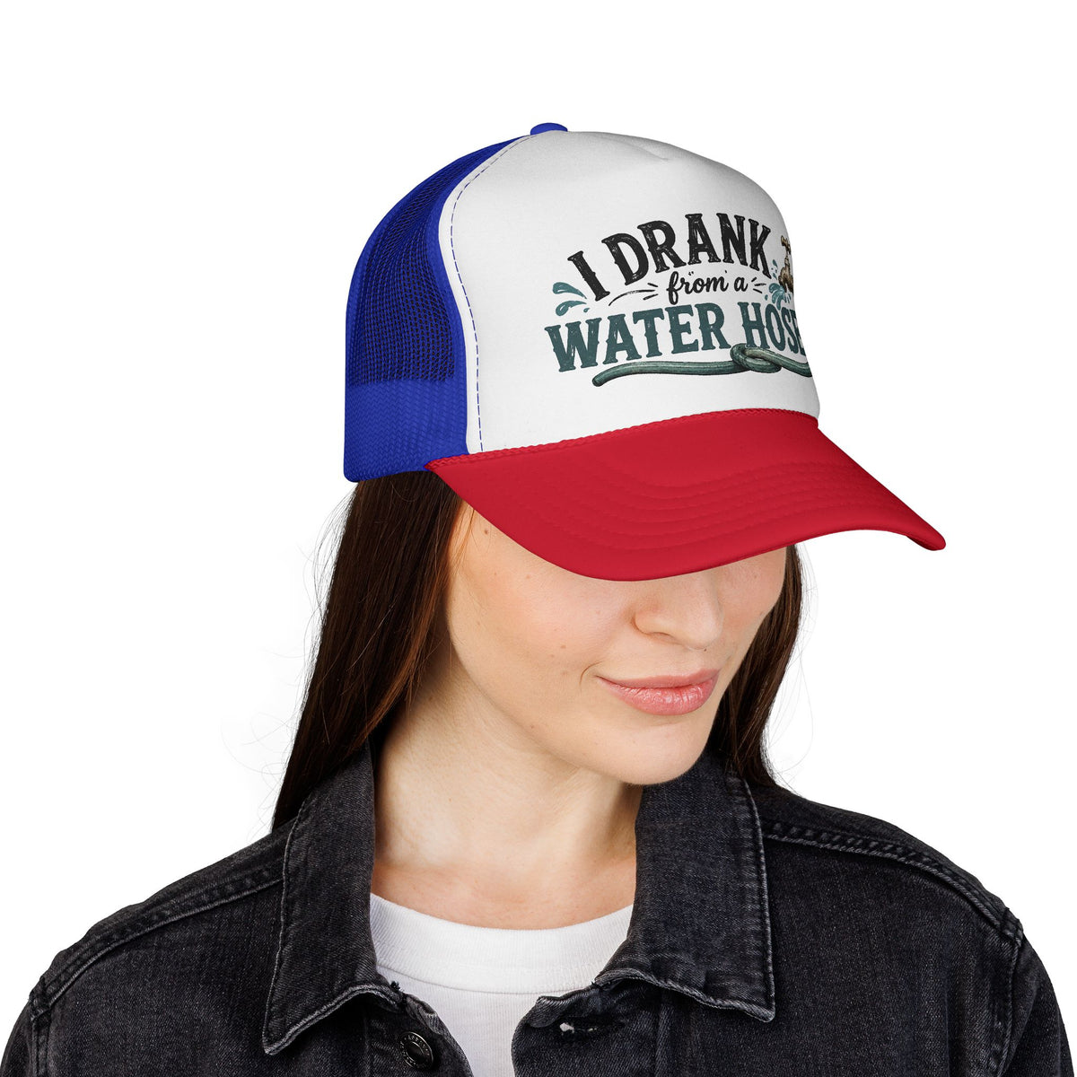 Trucker Hat – "I Drank From a Water Hose" Retro Mesh Cap