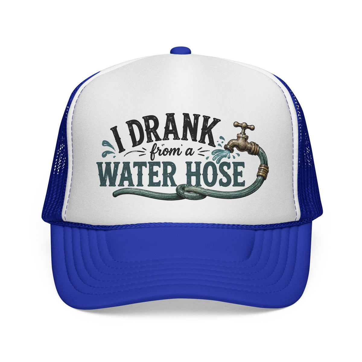 Trucker Hat – "I Drank From a Water Hose" Retro Mesh Cap
