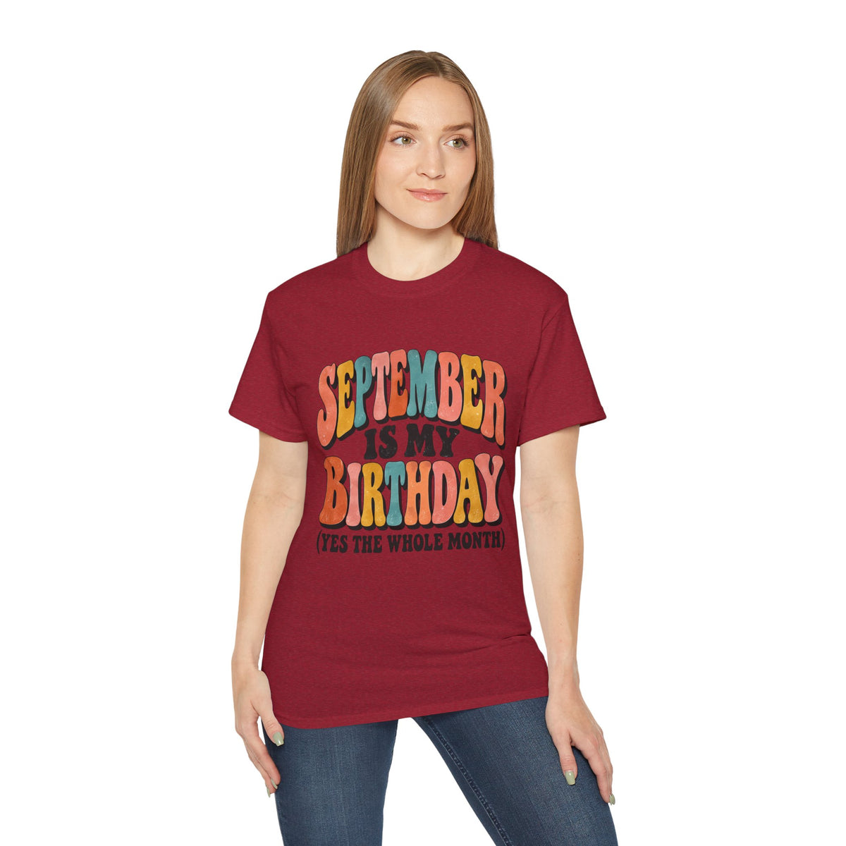 September is my Birthday tee September birthday  retro fall typography Retro Shirt shirt