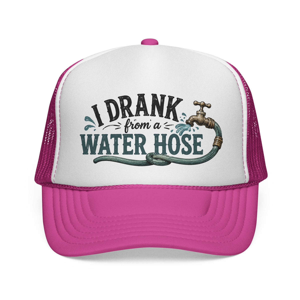 Trucker Hat – "I Drank From a Water Hose" Retro Mesh Cap