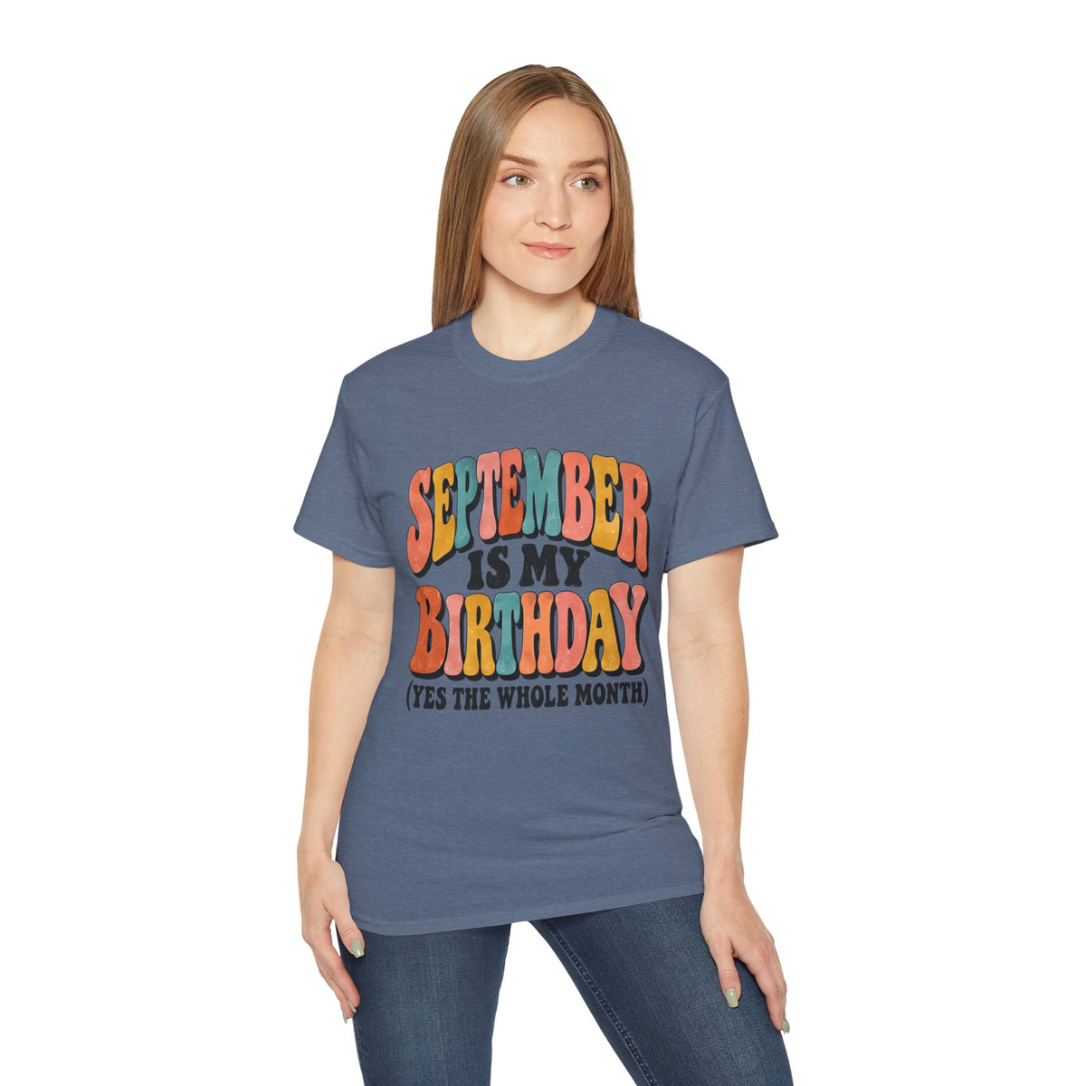 September is my Birthday tee September birthday  retro fall typography Retro Shirt shirt