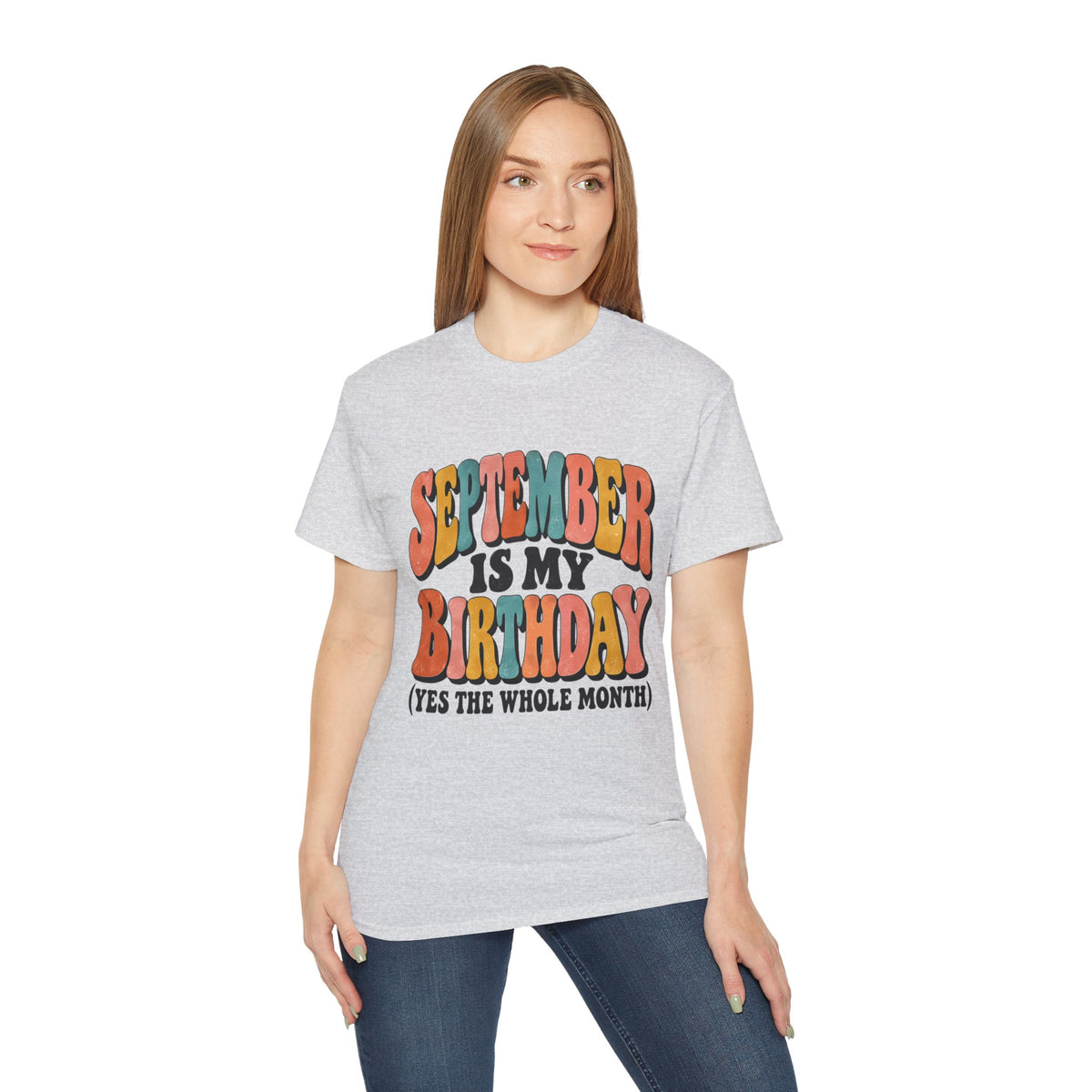 September is my Birthday tee September birthday  retro fall typography Retro Shirt shirt