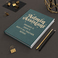 Admin Assistant Organizer Journal Hardcover Lined Notebook, Office Planner