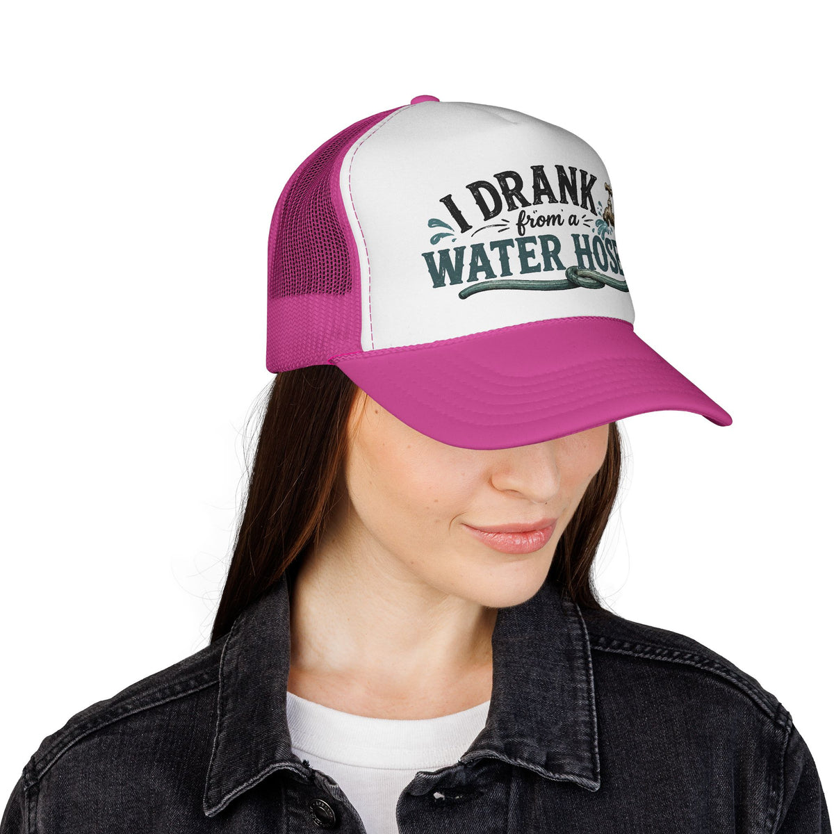 Trucker Hat – "I Drank From a Water Hose" Retro Mesh Cap