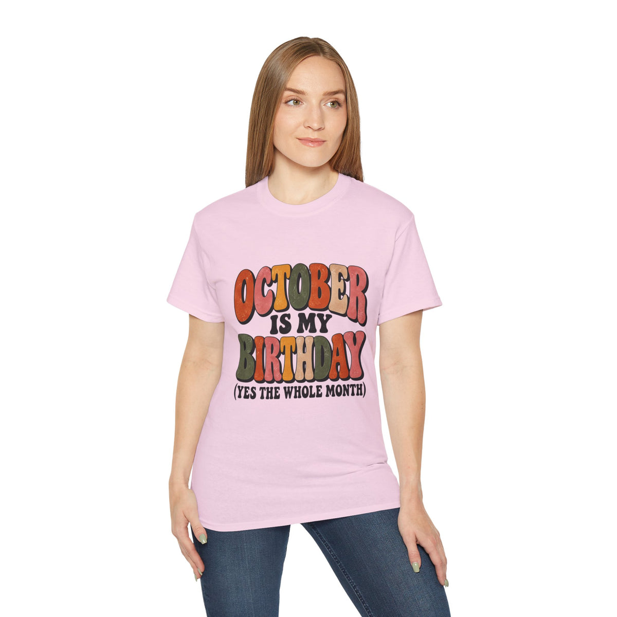 October is My Birthday tee  October birthday shirt, retro fall typography Retro Shirt