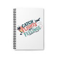 Catch Flights Not Feelings Travel Journal, Cute Travel Notebook for Women, Girls Trip Planner, Vacation Journal, Traveler Gift