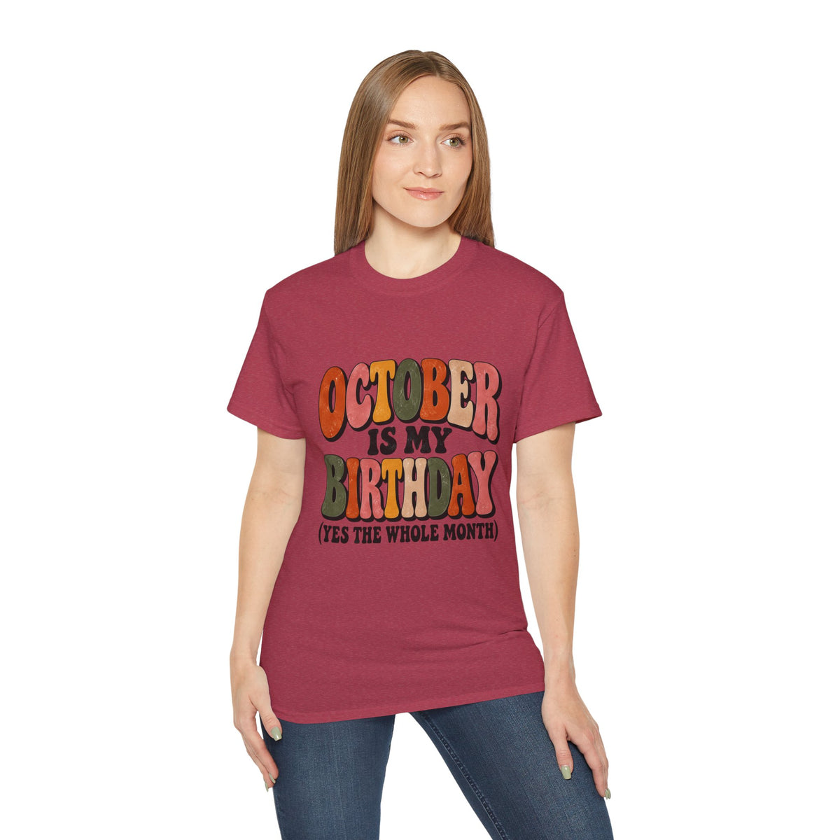 October is My Birthday tee  October birthday shirt, retro fall typography Retro Shirt