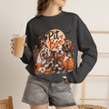 Pit Boo Halloween Sweatshirt — Cute Pitbulls Pumpkin Witch Graphic