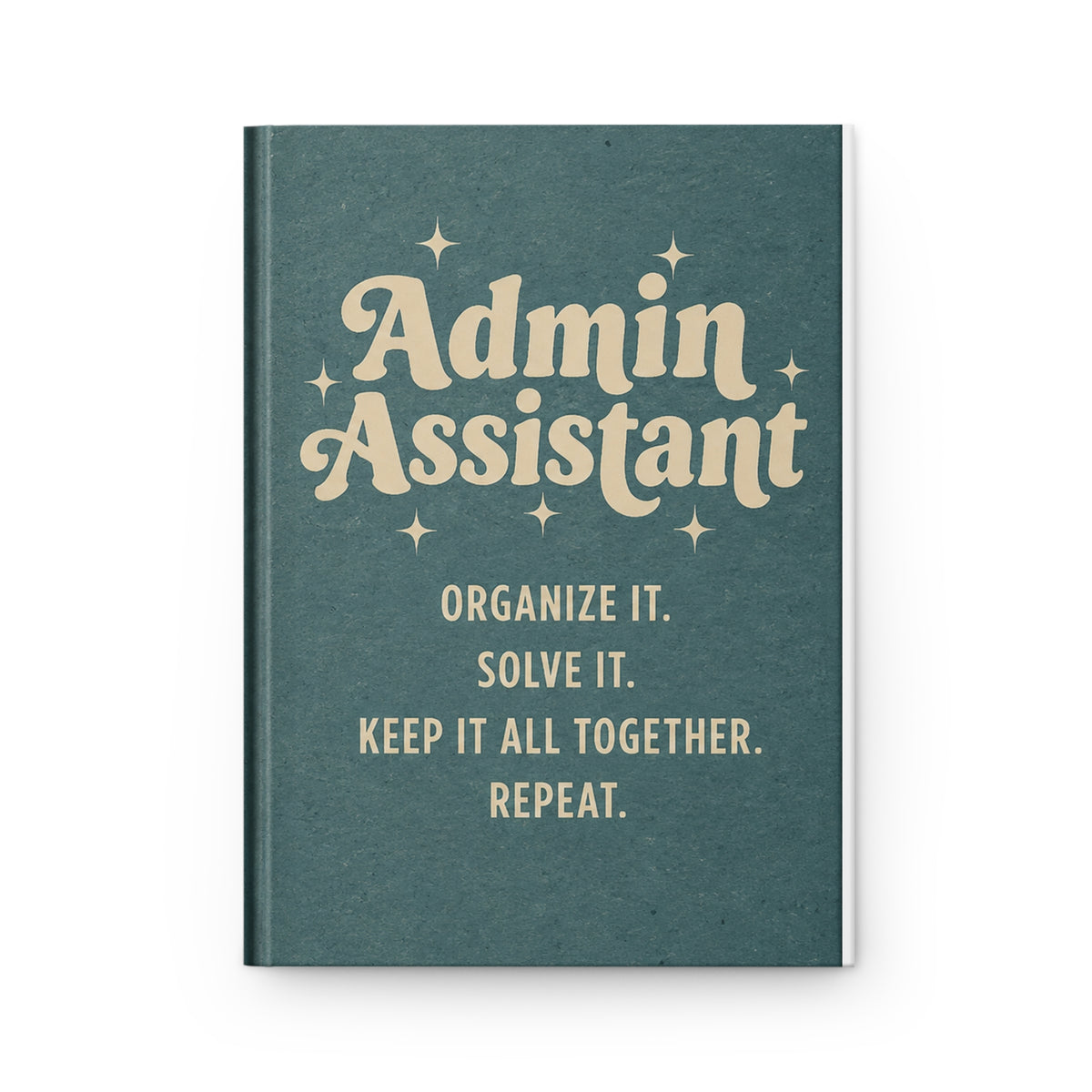 Admin Assistant Organizer Journal Hardcover Lined Notebook, Office Planner