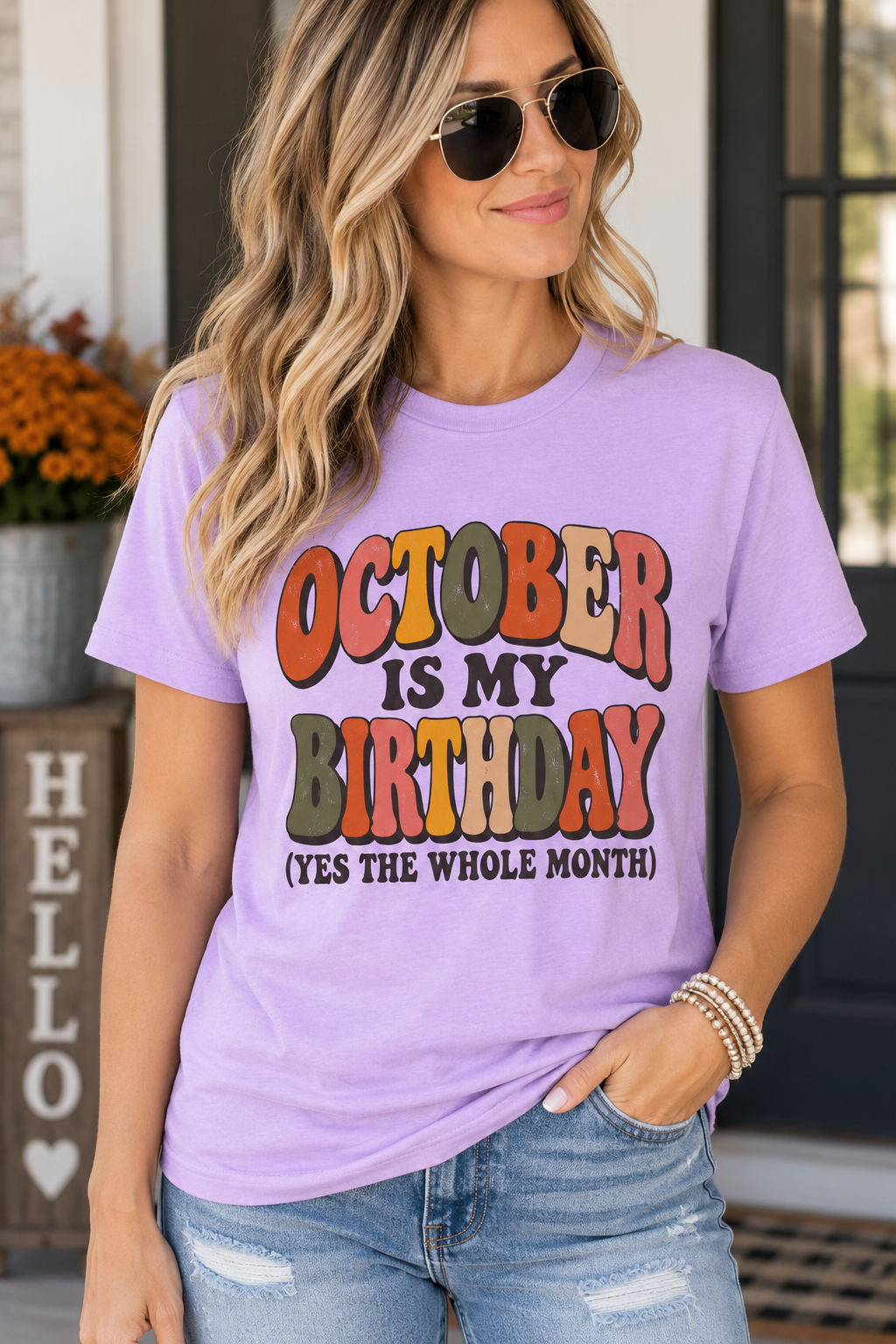 October is My Birthday tee  October birthday shirt, retro fall typography Retro Shirt