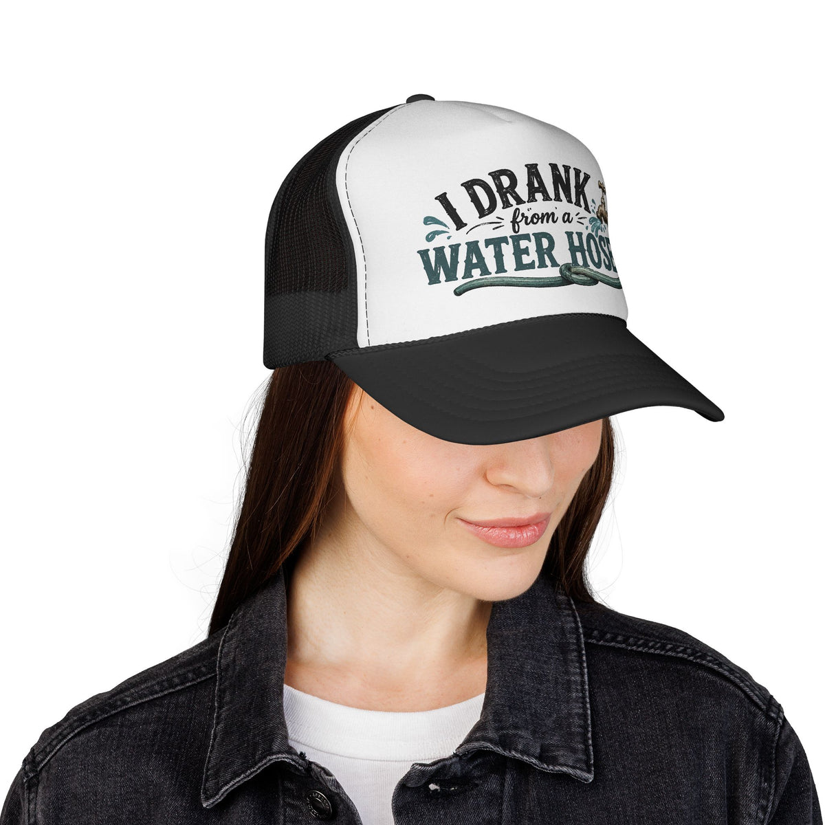 Trucker Hat – "I Drank From a Water Hose" Retro Mesh Cap