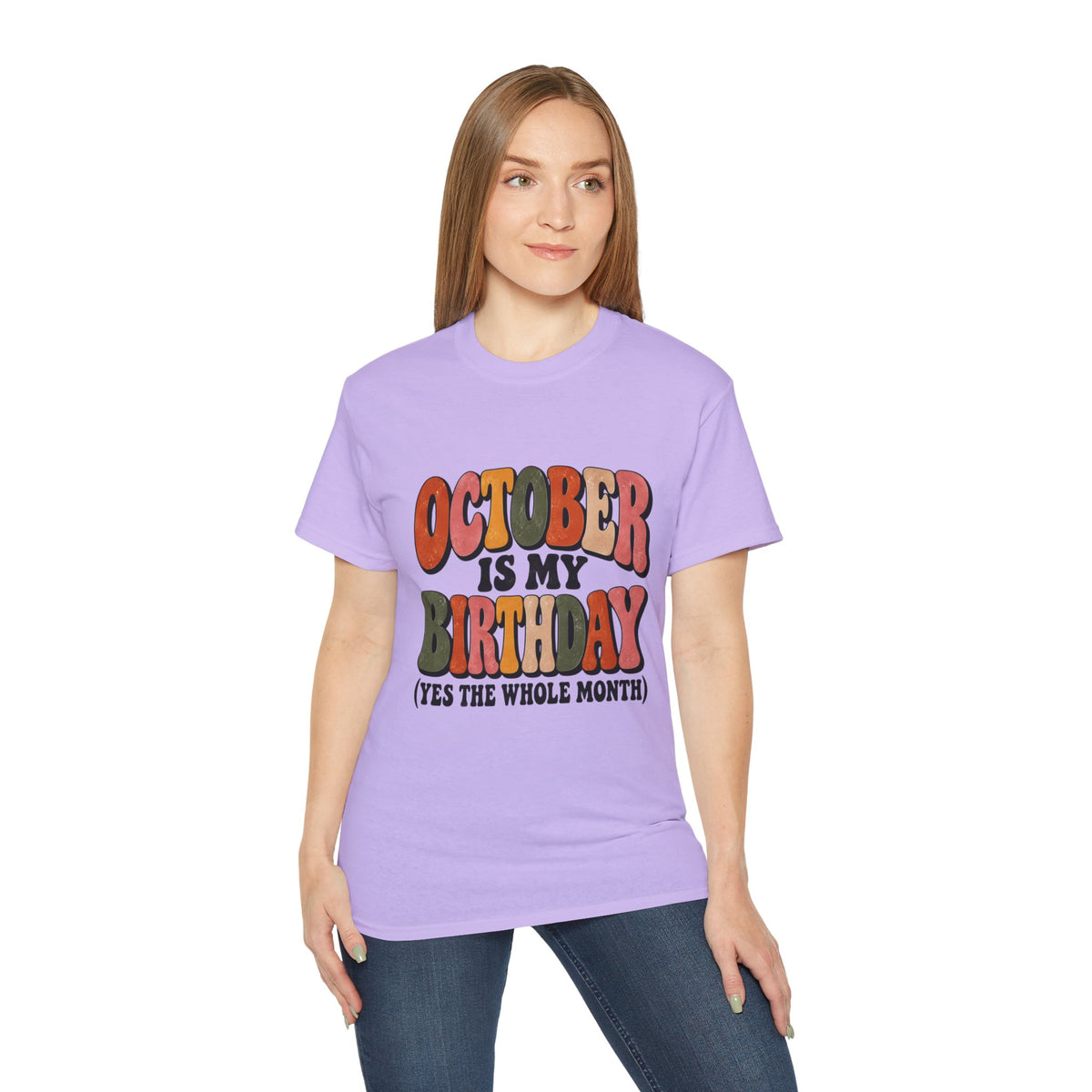 October is My Birthday tee  October birthday shirt, retro fall typography Retro Shirt