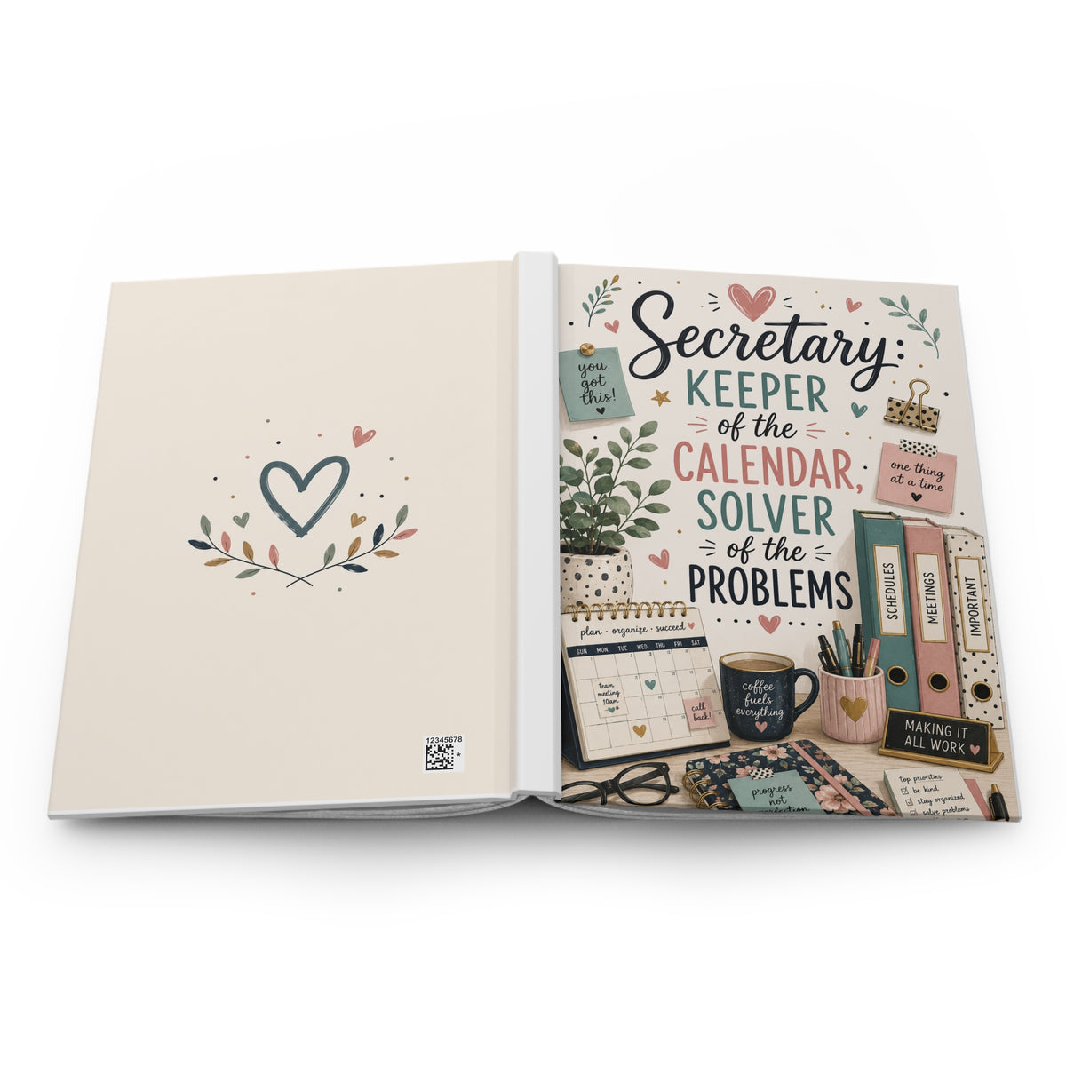 Secretary Journal, Administrative Assistant Gift, Solver of Problems, Office Manager Notebook, Secretary Gift