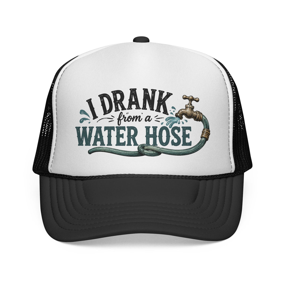 I Drank From a Water Hose Hat, Funny Gen X Trucker Hats, 80s 90s Nostalgia Cap, Retro Country Mesh Hat