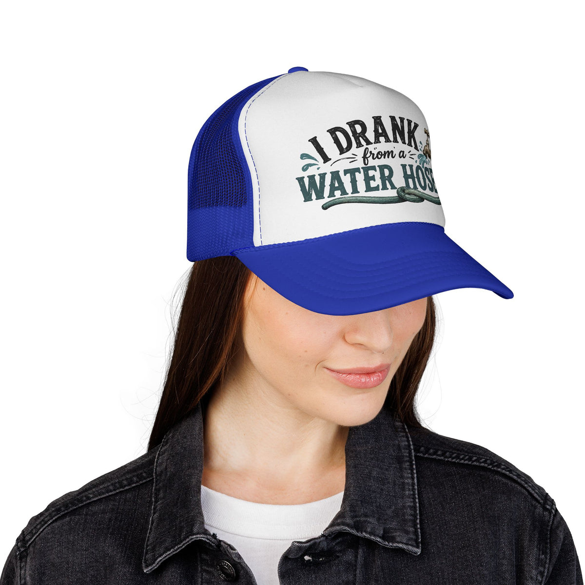 Trucker Hat – "I Drank From a Water Hose" Retro Mesh Cap